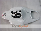 Kit de carénage moulé par injection pour GSX R600 06-07 - Rouge, blanc - Jordan #OYO87901510