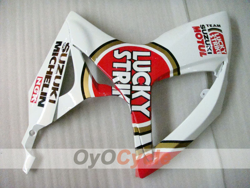 Kit de carénage à injection pour GSX R750 06-07 - Rouge, Blanc - Lucky Strike #OYO87901307