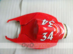 Kit de carénage à injection pour GSX R750 06-07 - Rouge, Blanc - Lucky Strike #OYO87901307
