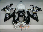 Kit de carénage à injection pour GSX R750 06-07 - Blanc, Noir - Lucky Strike #OYO87901308
