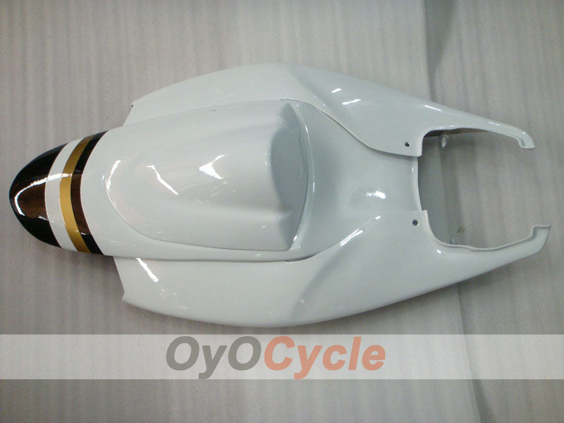 Kit de carénage à injection pour GSX R600 06-07 - Blanc, Noir - Lucky Strike, MICHELIN, MOTUL #OYO87901515