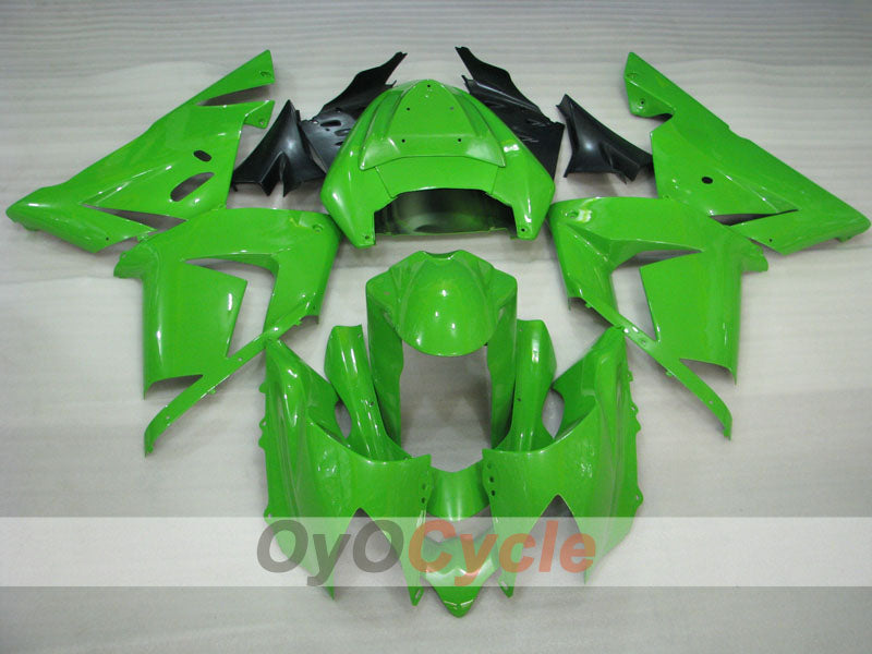 Kit de carénage à injection pour NINJA ZX-10R 04-05 - Vert, Noir - Style d'origine #OYO87901516