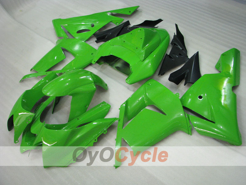 Kit de carénage à injection pour NINJA ZX-10R 04-05 - Vert, Noir - Style d'origine #OYO87901516