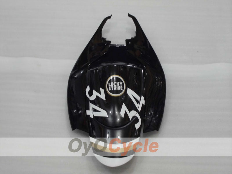 Kit de carénage à injection pour GSX R600 06-07 - Blanc, Noir - Lucky Strike, MICHELIN, MOTUL #OYO87901517