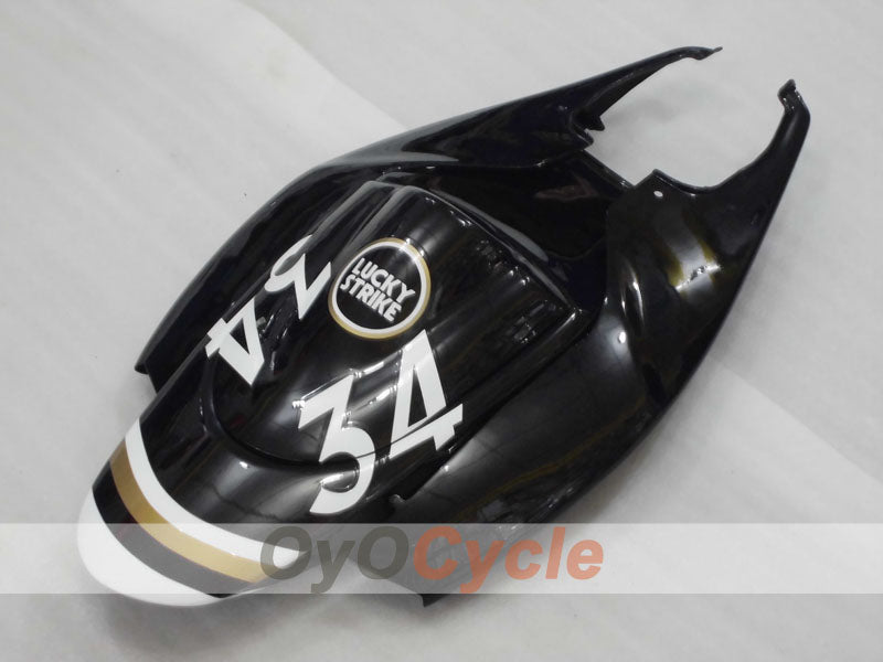 Kit de carénage à injection pour GSX R750 06-07 - Blanc, Noir - Lucky Strike #OYO87901309