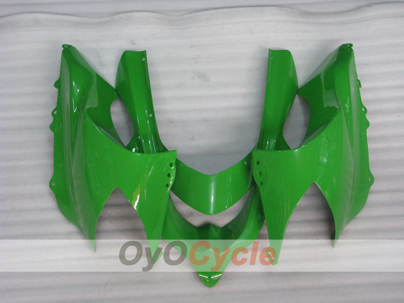 Kit de carénage à injection pour NINJA ZX-10R 04-05 - Vert, Noir - Style d'origine #OYO87901518