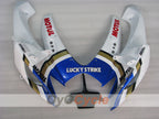 Kit de carénage à injection pour GSX R750 06-07 - Bleu, Blanc - Lucky Strike #OYO87901310