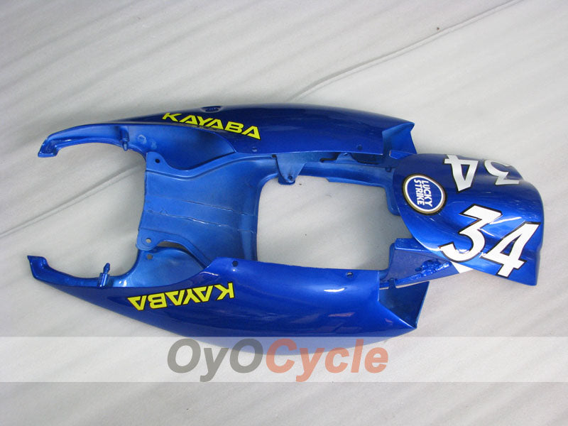 Kit de carénage à injection pour GSX R750 06-07 - Bleu, Blanc - Lucky Strike #OYO87901310
