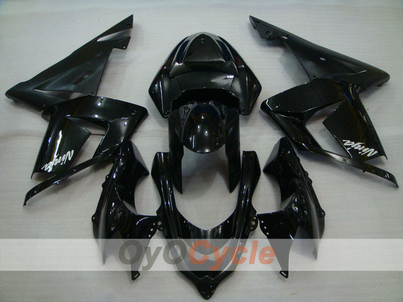 Kit de carénage injecté pour NINJA ZX-10R 04-05 - Noir - Style usine #OYO87901526