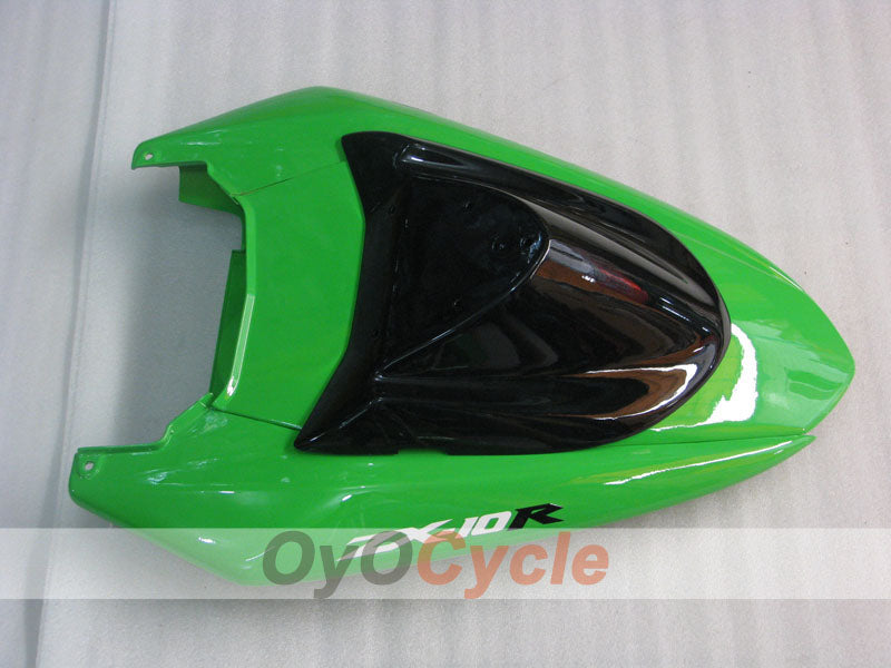 Kit de carénage injecté pour NINJA ZX-10R 04-05 - Vert, noir - Flamme #OYO87901536