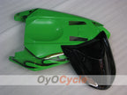Kit de carénage injecté pour NINJA ZX-10R 04-05 - Vert, noir - Flamme #OYO87901536
