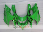 Kit de carénage injecté pour NINJA ZX-10R 04-05 - Vert, noir - Flamme #OYO87901536