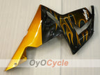 Kit de carénage à injection pour NINJA ZX-10R 04-05 - Noir, marron - Flamme #OYO87901538