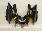 Kit de carénage à injection pour NINJA ZX-10R 04-05 - Noir, marron - Flamme #OYO87901538