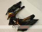 Kit de carénage à injection pour NINJA ZX-10R 04-05 - Noir, marron - Flamme #OYO87901538