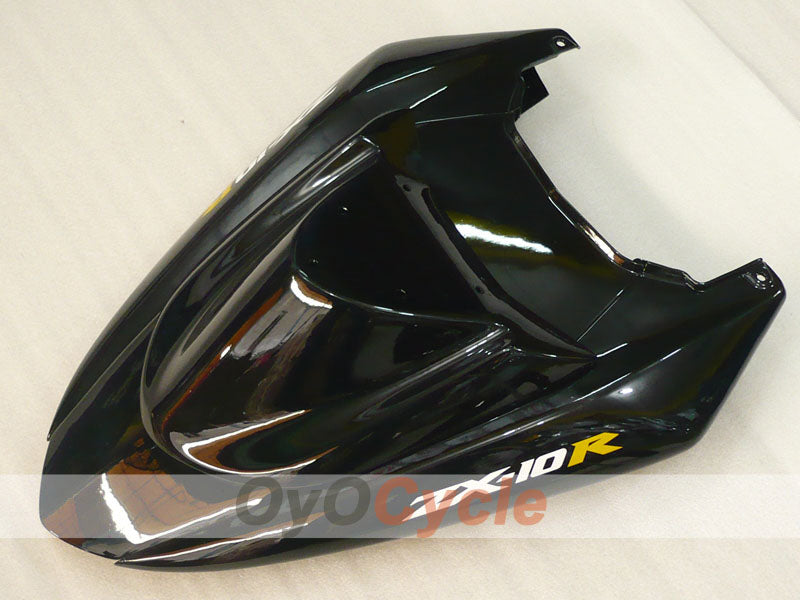 Kit de carénage à injection pour NINJA ZX-10R 04-05 - Noir, marron - Flamme #OYO87901538