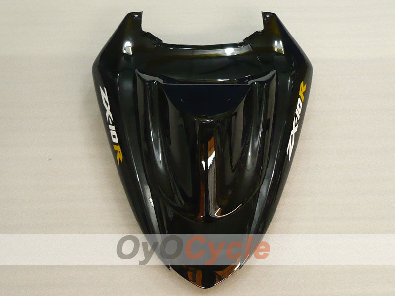 Kit de carénage à injection pour NINJA ZX-10R 04-05 - Noir, marron - Flamme #OYO87901538