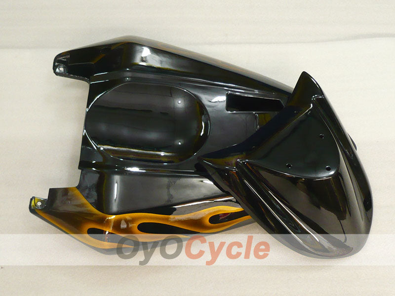 Kit de carénage à injection pour NINJA ZX-10R 04-05 - Noir, marron - Flamme #OYO87901538