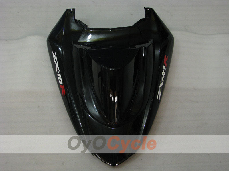Kit de carénage à injection pour NINJA ZX-10R 04-05 - Rouge, noir - Flamme #OYO87901540