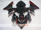 Kit de carénage à injection pour NINJA ZX-10R 04-05 - Rouge, noir - Flamme #OYO87901540