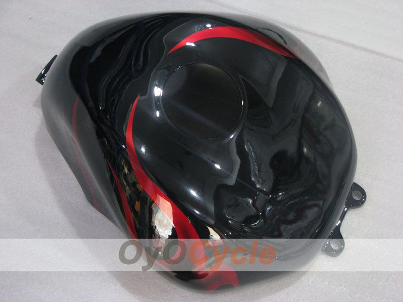 Kit de carénage à injection pour NINJA ZX-10R 04-05 - Rouge, noir - Flamme #OYO87901540