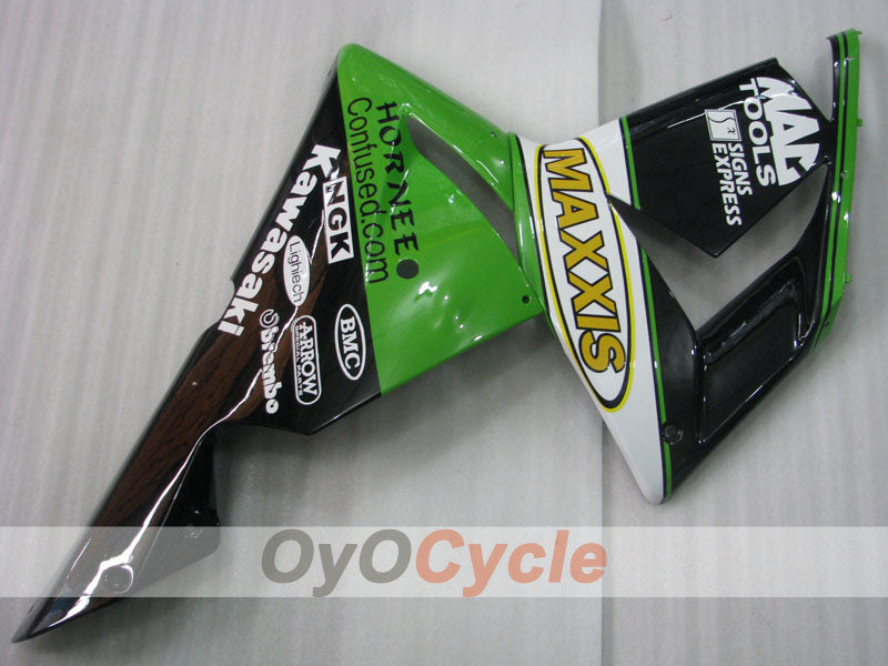 Kit de carénage à injection pour NINJA ZX-10R 04-05 - Vert, noir - MAXXIS #OYO87901543