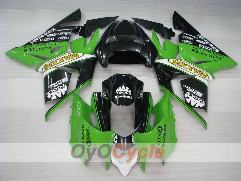 Kit de carénage à injection pour NINJA ZX-10R 04-05 - Vert, noir - MAXXIS #OYO87901543