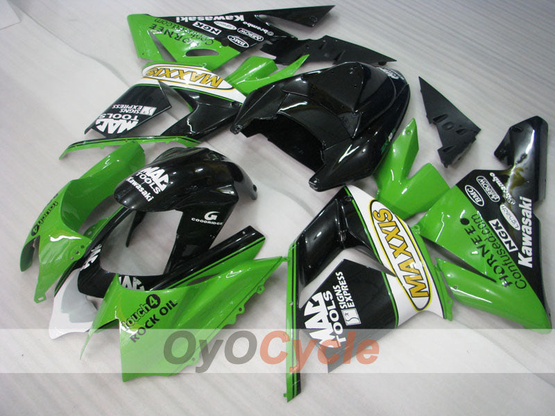 Kit de carénage à injection pour NINJA ZX-10R 04-05 - Vert, noir - MAXXIS #OYO87901543