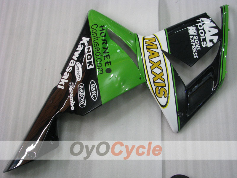 Kit de carénage à injection pour NINJA ZX-10R 04-05 - Vert, noir - MAXXIS #OYO87901543