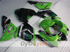 Kit de carénage à injection pour NINJA ZX-10R 04-05 - Vert, noir - Monster #OYO87901545