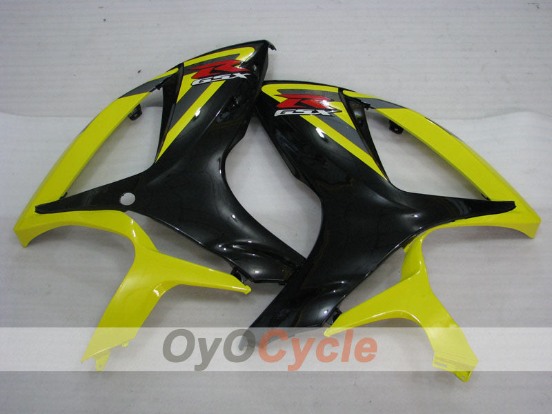 Kit de carénage à injection pour GSX R750 06-07 - Jaune - Style d'origine #OYO87901325