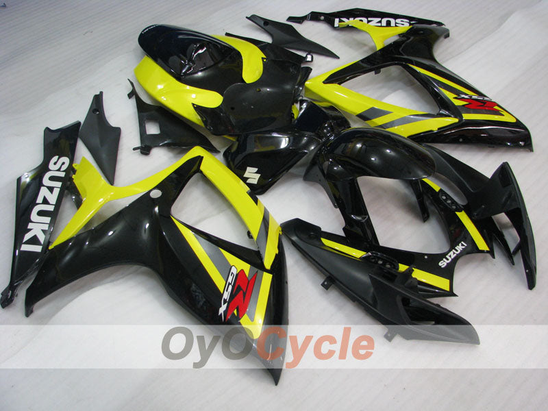Kit de carénage à injection pour GSX R750 06-07 - Jaune - Style d'origine #OYO87901325 Image principale du produit