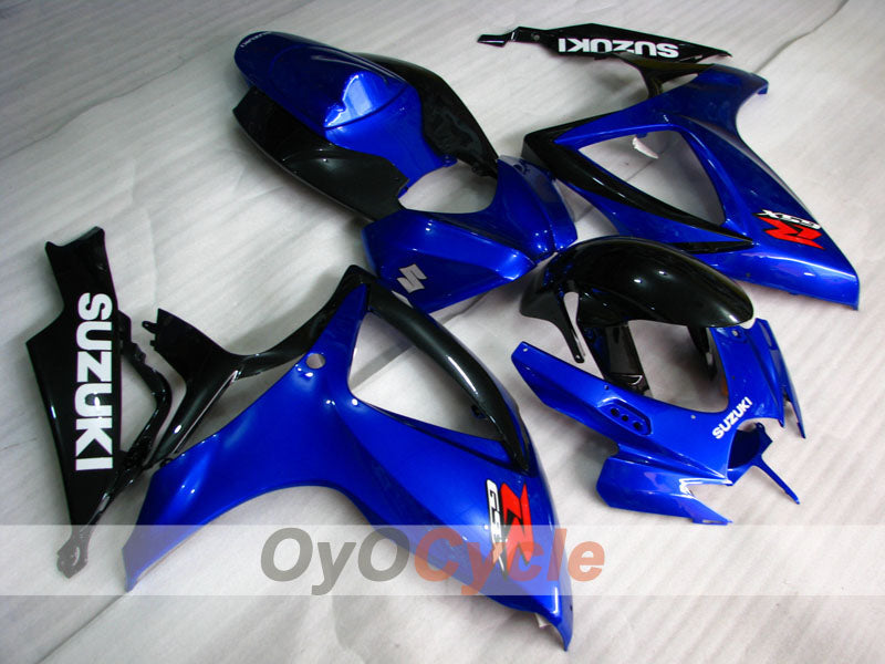 Kit de carénage à injection pour GSX R750 06-07 - Bleu, noir - Style d'origine #OYO87901327