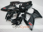 Kit de carénages injectés pour GSX R600 06-07 - Noir, Mat - Style usine #OYO87901559