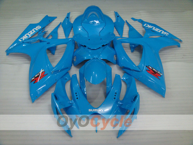 Kit de carénage à injection pour GSX R750 06-07 - Bleu - Style d'usine #OYO87901332