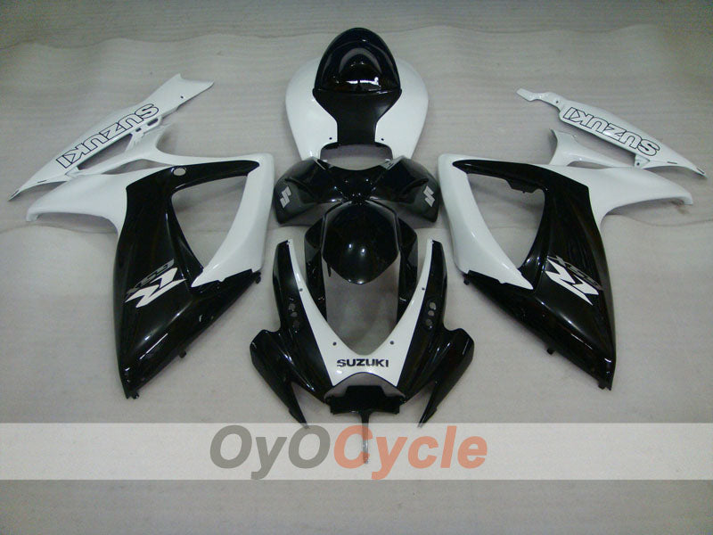 Kit de carénage injecté pour GSX R600 06-07 - Blanc, noir - Style d'usine #OYO87901570 Image secondaire du produit