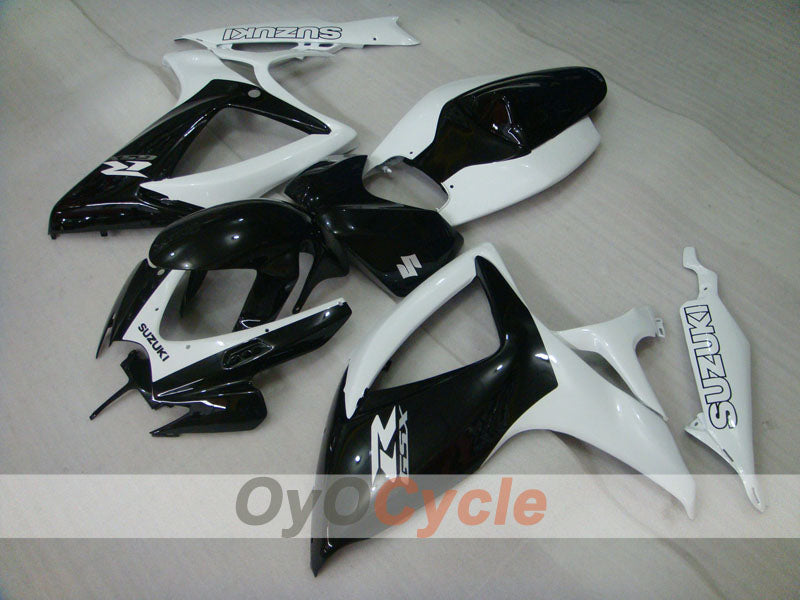 Kit de carénage à injection pour GSX R750 06-07 - Blanc, Noir, Rose - Style d'usine #OYO87901338
