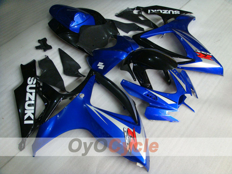 Kit de carénage injecté pour GSX R600 06-07 - Bleu, noir - Style d'usine #OYO87901572 Image principale du produit