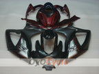 Kit de carénages à injection pour GSX R600 06-07 - Rouge, Noir - Style usine #OYO87901575