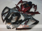 Kit de carénages à injection pour GSX R600 06-07 - Rouge, Noir - Style usine #OYO87901575