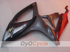 Kit de carénage à injection pour GSX R750 06-07 - Rouge, Noir - Style d'usine #OYO87901340