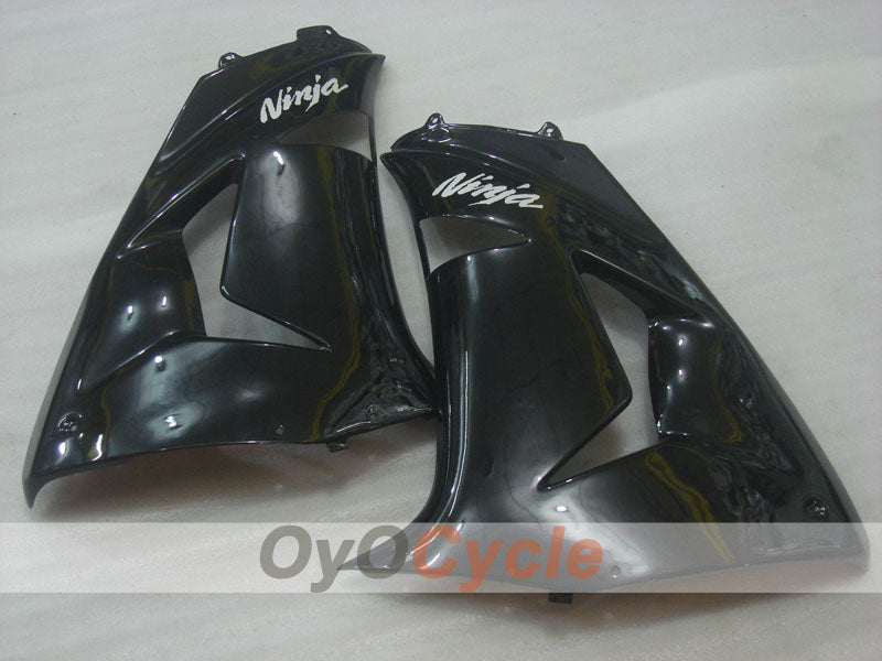 Kit de carénages à injection pour NINJA ZX-10R 06-07 - Noir, Gris - Style usine #OYO87901582