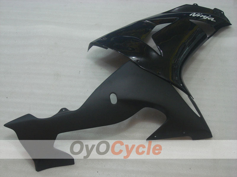 Kit de carénages à injection pour NINJA ZX-10R 06-07 - Noir, Gris - Style usine #OYO87901582