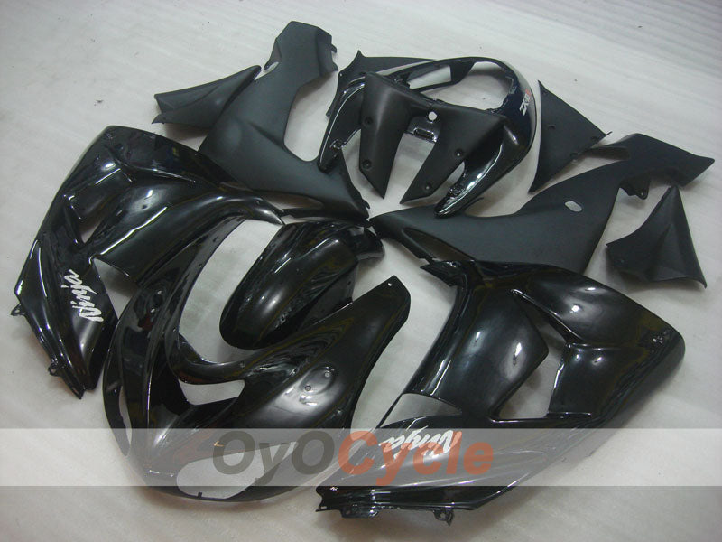 Kit de carénages à injection pour NINJA ZX-10R 06-07 - Noir, Gris - Style usine #OYO87901582