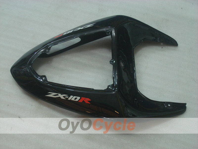 Kit de carénages à injection pour NINJA ZX-10R 06-07 - Noir, Gris - Style usine #OYO87901582