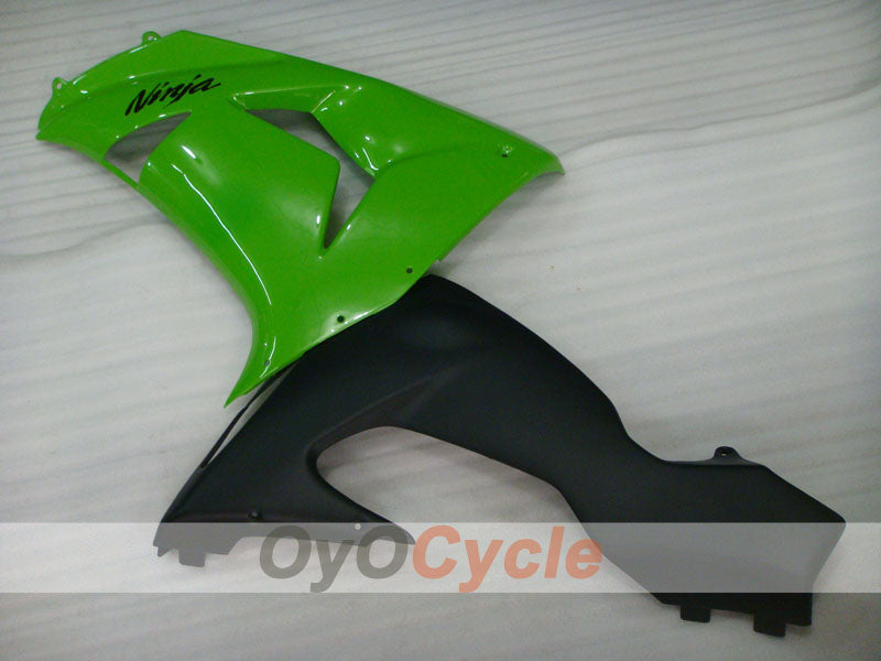 Kit de carénages à injection pour NINJA ZX-10R 06-07 - Vert, Noir - Style usine #OYO87901584