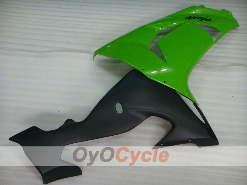 Kit de carénages à injection pour NINJA ZX-10R 06-07 - Vert, Noir - Style usine #OYO87901584