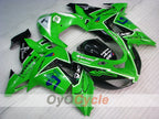 Kit de carénage à injection pour NINJA ZX-10R 06-07 - Vert, Noir - Style d'origine #OYO87901589