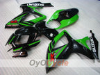 Kit de carénage à injection pour GSX R600 06-07 - Vert, Noir - Style d'origine #OYO87901590
