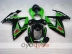 Kit de carénage à injection pour GSX R750 06-07 - Vert, Noir - Style d’origine #OYO87901350